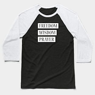 Freedom is the key Baseball T-Shirt